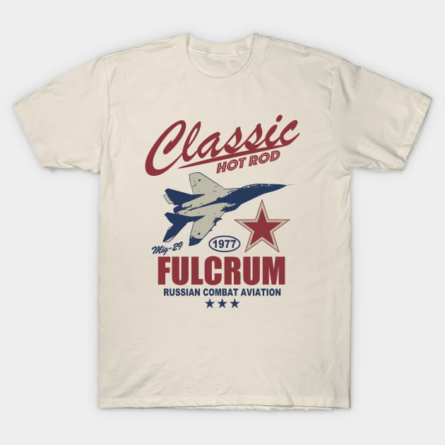 Mig-29 Fulcrum T-Shirt by TCP